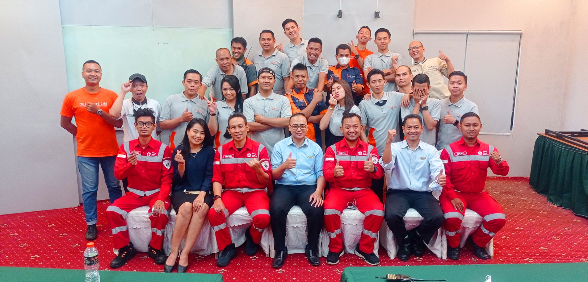 first aid pelatihan diklat PMI PMR KSR relawan pekanbaru korps Red Cross Indonesia website